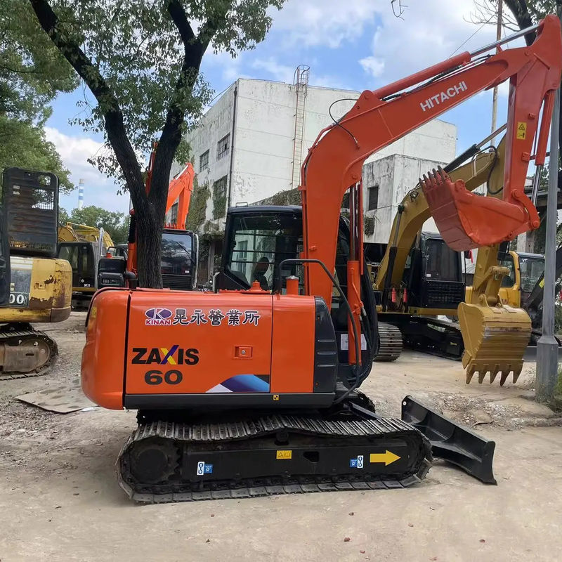 বিক্রয় উচ্চ মানের ব্যবহৃত Hitachi ZX60 মিনি খননকারী ব্যবহৃত জাপান Hitachi খননকারী ZX60 বিক্রয়ের জন্য