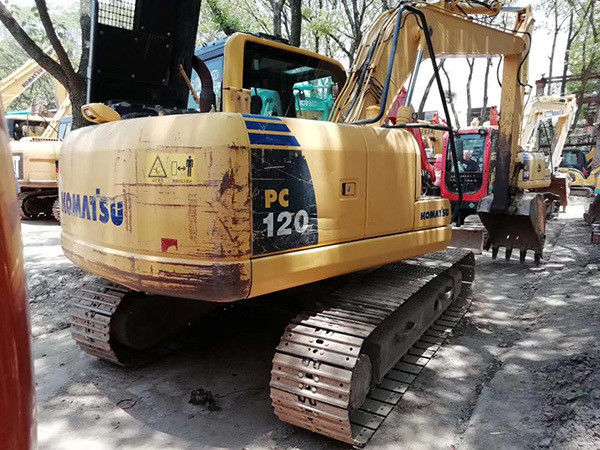 ব্যবহৃত কমাতু pc120 5 খননকারক / ব্যবহৃত জাপান ইঞ্জিন PC 120 Komatsu Excavator