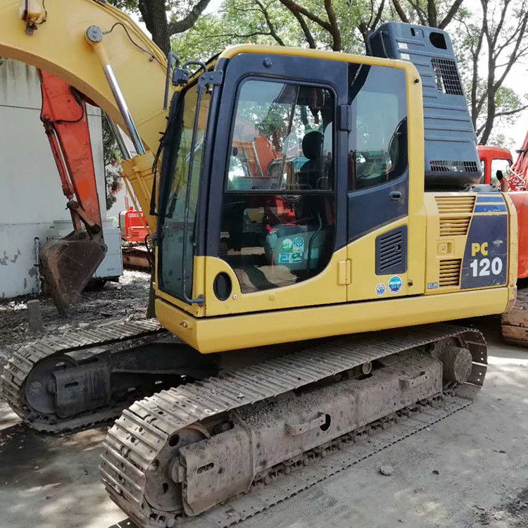 ব্যবহৃত কমাতু pc120 5 খননকারক / ব্যবহৃত জাপান ইঞ্জিন PC 120 Komatsu Excavator