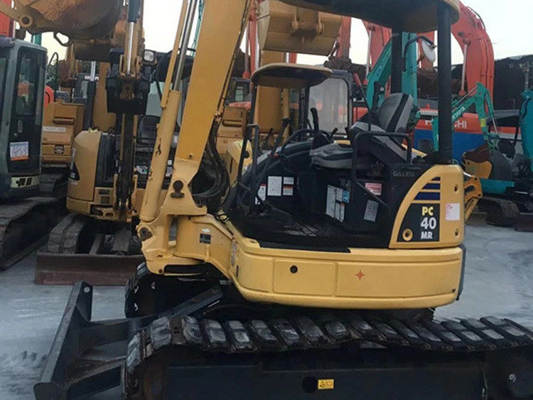 ভাল রক্ষণাবেক্ষণ ব্যবহৃত মিনি Komatsu pc40 খননকারী খোলা কেবিন pc40 4 টন ছোট খননকারী বিক্রয়ের জন্য pc40mr