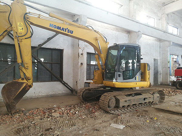 ইঞ্জিনিয়ারিং যন্ত্রপাতি ব্যবহৃত Komatsu pc128 খননকারী 12 টন pc128us ক্রলার খননকারী pc128us-2 pc128us-8
