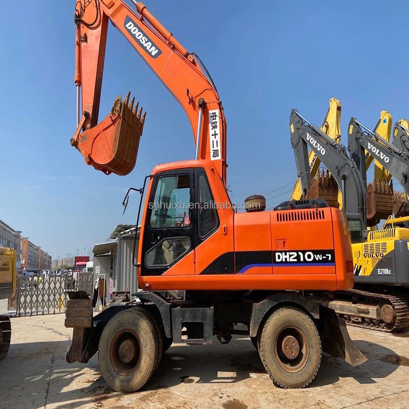 সেকেন্ড হ্যান্ড কোয়ালিটি DOOSAN 210W এক্সক্যাভারেটর কম দামে বিক্রির জন্য/ব্যবহৃত হাইড্রোলিক ক্রলার Doosan 210W এক্সক্যাভারেটর