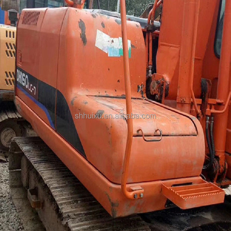 ব্যবহৃত হাইড্রোলিক ক্রলার খনন মেশিন Doosan DH150/দ্বিতীয় হাতের গুণমান DOOSAN DH150 কম দামের সাথে বিক্রি