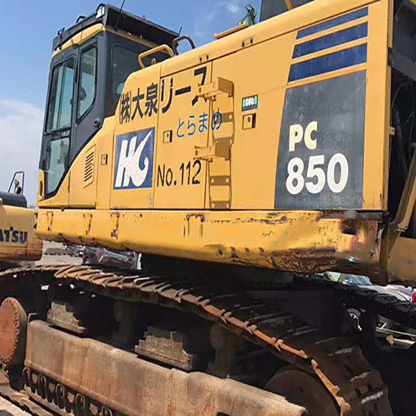 ব্যবহৃত excavator Komatsu PC850 excavator পরিবর্তন পাথর বাহু পেষণ হ্যামার Komatsu Excavator