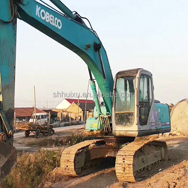 Kobelco SK200 ভাল মানের ব্যবহৃত খনন মেশিন সেকেন্ড হ্যান্ড ক্রলার খননকারী Kobelco SK200-6
