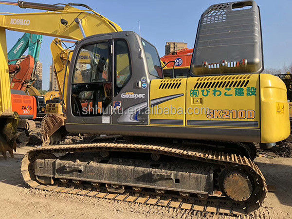 Kobelco SK200 সেরা বিক্রয় ভাল মানের ব্যবহৃত খনন মেশিন দ্বিতীয় হাতের ক্রলার খননকারী Kobelco SK210