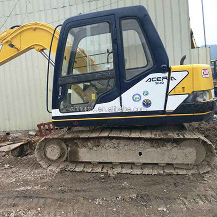 ব্যবহৃত হাইড্রোলিক ক্রলার খননকারী Kobelco60-3, মিনি দ্বিতীয় হাত উচ্চ মানের খননকারী KOBELCO60-3 সস্তা মূল্য
