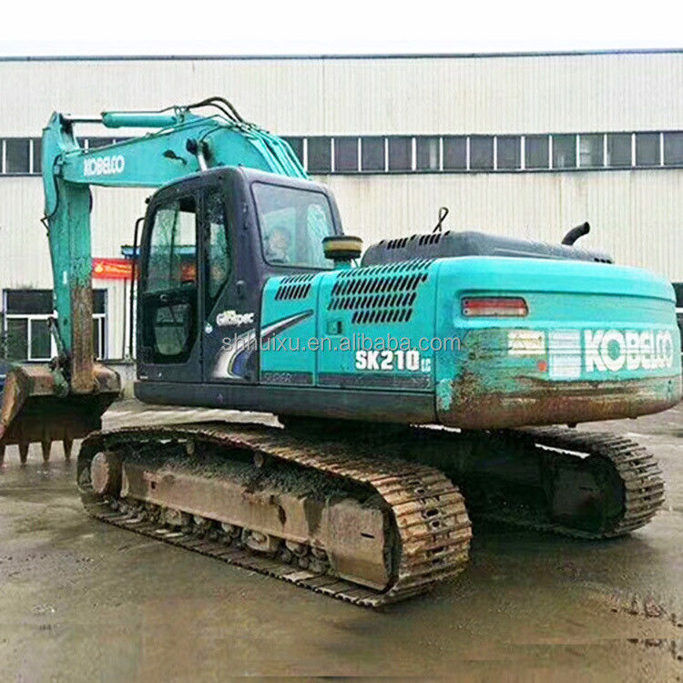 Kobelco SK200 সেরা বিক্রয় সেকেন্ড হ্যান্ড ক্রলার খননকারী Kobelco SK210-8বিক্রয়ের জন্য ভাল মানের ব্যবহৃত খননকারী মেশিন