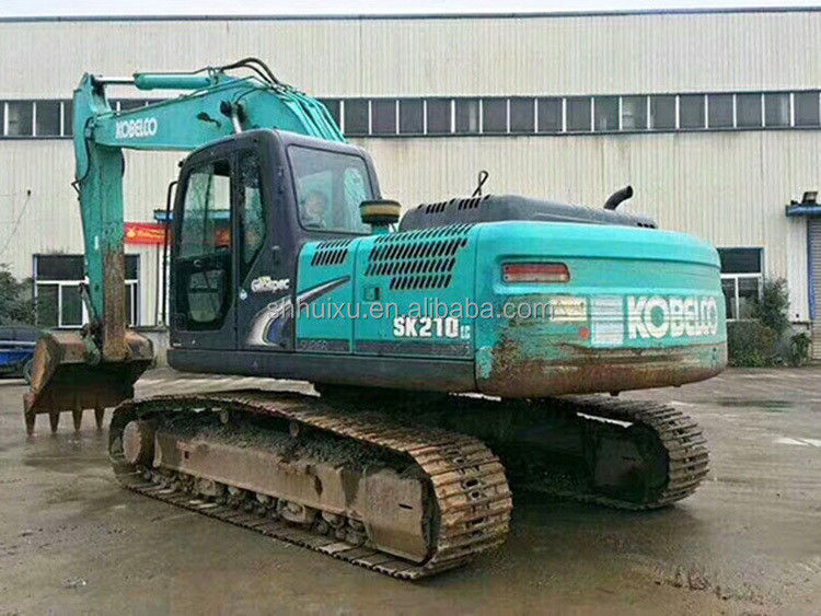 Kobelco SK200 সেরা বিক্রয় সেকেন্ড হ্যান্ড ক্রলার খননকারী Kobelco SK210-8বিক্রয়ের জন্য ভাল মানের ব্যবহৃত খননকারী মেশিন