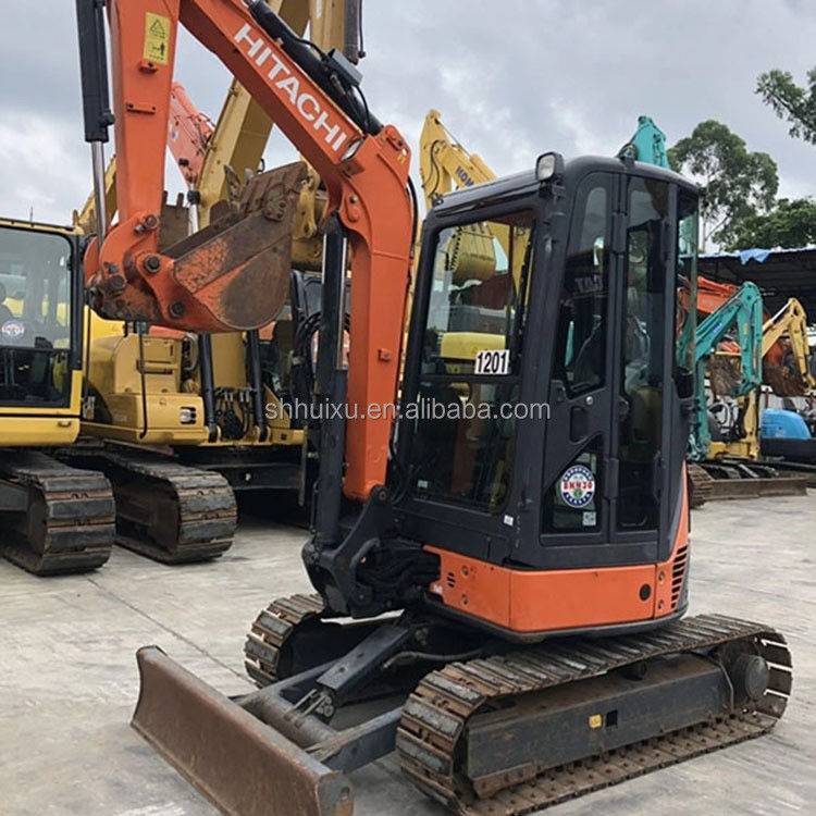 হিটাচি স্টক ব্যবহৃত মিনি খননকারী জাপানি HITACHI 30 বিক্রয়ের জন্য/দ্বিতীয় হাত ছোট ক্রলার খননকারী ভাল অবস্থায় HITACHI 30