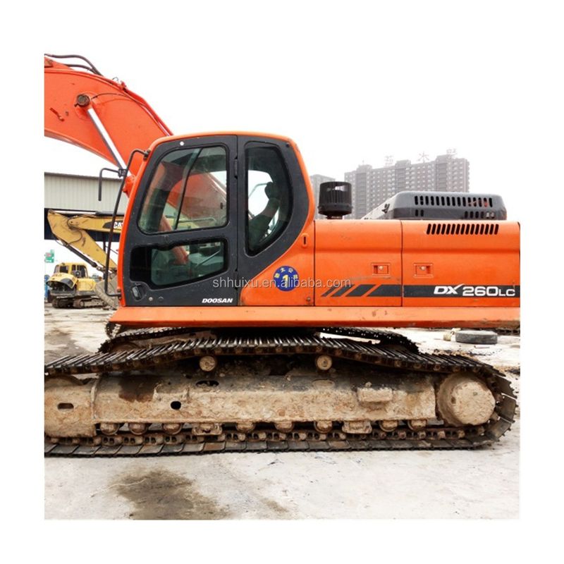 Doosan গরম বিক্রয় চমৎকার মানের সেকেন্ড হ্যান্ড হাইড্রোলিক ক্রলার খননকারী DOOSAN DX260 কোরিয়া উৎপত্তি/ব্যবহৃত খননকারী মেশিন সেরা বিক্রয় ভাল দাম