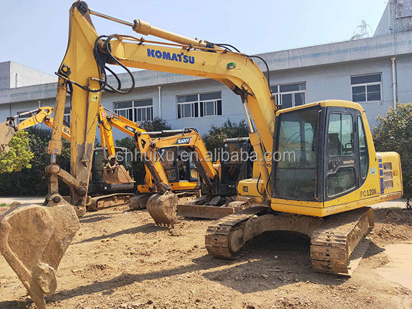 Komatsu ভাল মানের ব্যবহৃত Komatsu PC100 খননকারী বিক্রয়ের জন্য দ্বিতীয় হাত খননকারী মেশিন Komatsu খননকারী