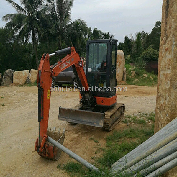 হিটাচি স্টক ব্যবহৃত মিনি খননকারী জাপানি HITACHI 35 বিক্রয়ের জন্য/দ্বিতীয় হাত ছোট ক্রলার খননকারী ভাল অবস্থায় HITACHI 35