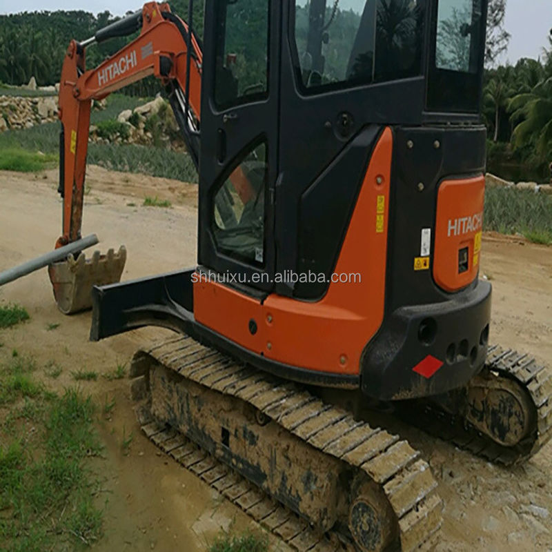 হিটাচি স্টক ব্যবহৃত মিনি খননকারী জাপানি HITACHI 35 বিক্রয়ের জন্য/দ্বিতীয় হাত ছোট ক্রলার খননকারী ভাল অবস্থায় HITACHI 35