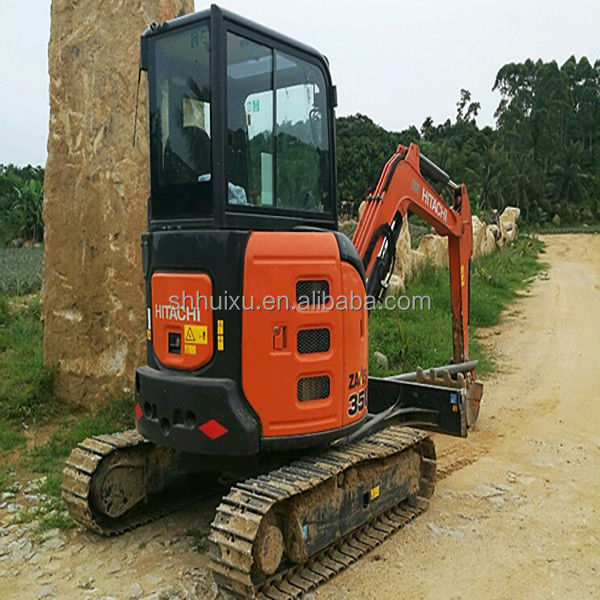 হিটাচি স্টক ব্যবহৃত মিনি খননকারী জাপানি HITACHI 35 বিক্রয়ের জন্য/দ্বিতীয় হাত ছোট ক্রলার খননকারী ভাল অবস্থায় HITACHI 35