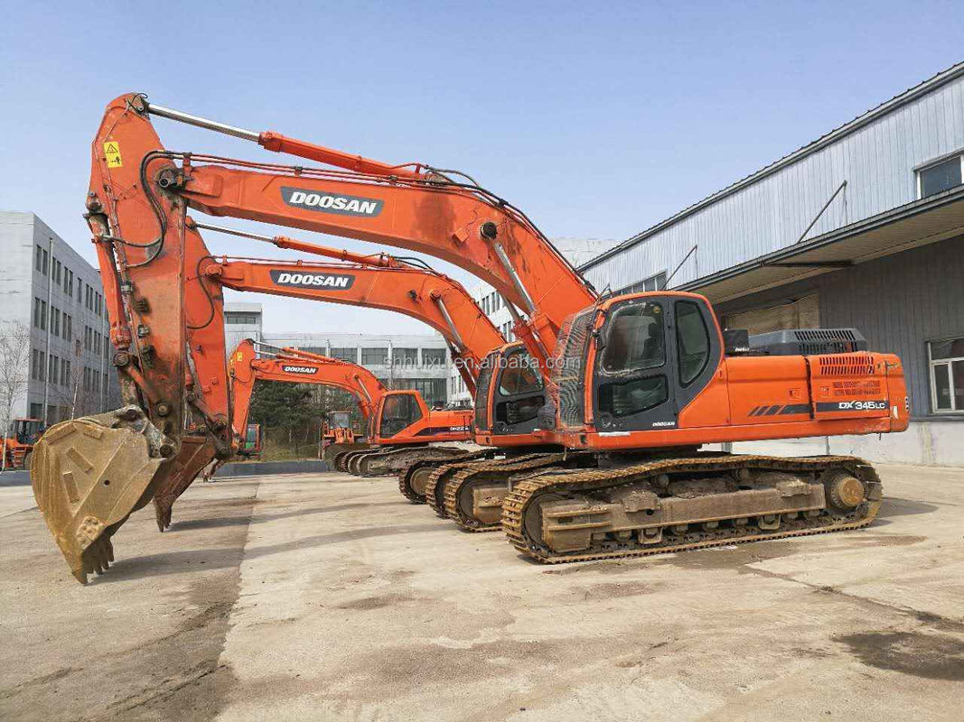 Doosan গরম বিক্রয় চমৎকার মানের সেকেন্ড হ্যান্ড হাইড্রোলিক ক্রলার খননকারী DOOSAN DX345 কোরিয়া উৎপত্তি/ব্যবহৃত খননকারী মেশিন সেরা বিক্রয় ভাল দাম
