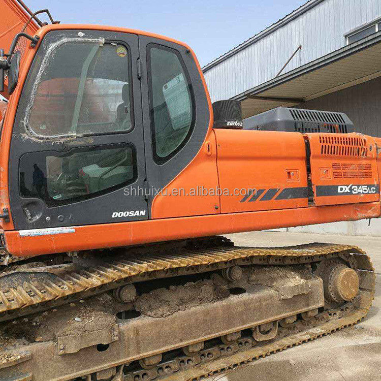 Doosan গরম বিক্রয় চমৎকার মানের সেকেন্ড হ্যান্ড হাইড্রোলিক ক্রলার খননকারী DOOSAN DX345 কোরিয়া উৎপত্তি/ব্যবহৃত খননকারী মেশিন সেরা বিক্রয় ভাল দাম