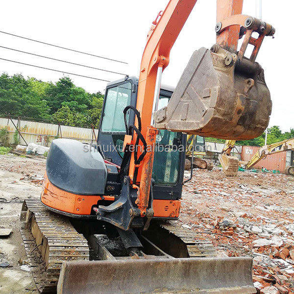 হিটাচি স্টক ব্যবহৃত মিনি খননকারী জাপানি HITACHI 50 বিক্রয়ের জন্য/দ্বিতীয় হাত ছোট ক্রলার খননকারী ভাল অবস্থায় HITACHI 50