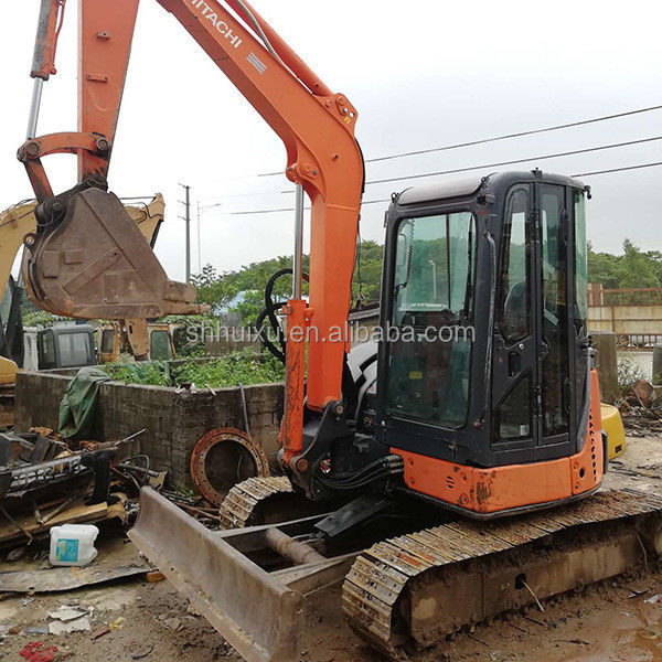 হিটাচি স্টক ব্যবহৃত মিনি খননকারী জাপানি HITACHI 50 বিক্রয়ের জন্য/দ্বিতীয় হাত ছোট ক্রলার খননকারী ভাল অবস্থায় HITACHI 50