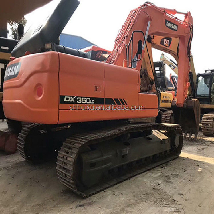 Doosan গরম বিক্রয় চমৎকার মানের সেকেন্ড হ্যান্ড হাইড্রোলিক ক্রলার খননকারী DOOSAN DX350 কোরিয়া উৎপত্তি ব্যবহৃত খনন মেশিন সেরা বিক্রয়