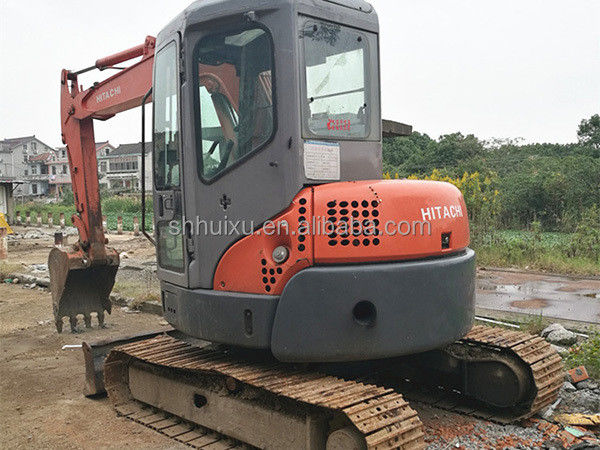 হিটাচি স্টক ব্যবহৃত মিনি খননকারী জাপানি HITACHI 55 বিক্রয়ের জন্য/দ্বিতীয় হাত ছোট ক্রলার খননকারী ভাল অবস্থায় HITACHI 55