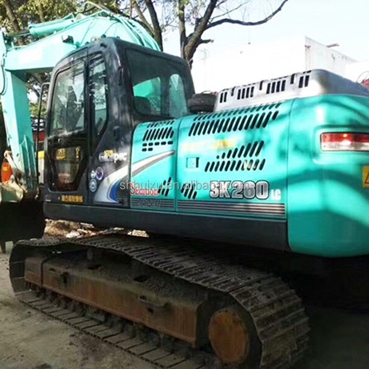 Kobelco SK200 ব্যবহৃত খনন মেশিন Kobelco SK260 চমৎকার মানের দ্বিতীয় হাতের ক্রলার খননকারী