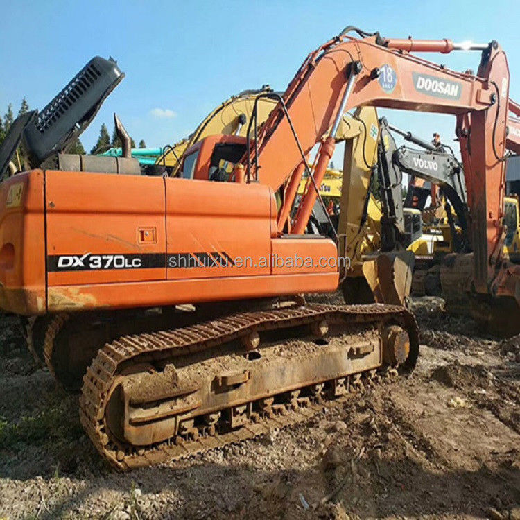 Doosan গরম বিক্রয় চমৎকার মানের সেকেন্ড হ্যান্ড হাইড্রোলিক ক্রলার খননকারী DOOSAN DX370 কোরিয়া উৎপত্তি/ব্যবহৃত খনন মেশিন সেরা বিক্রয় ভাল দাম