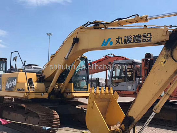 Komatsu ব্যবহৃত Komatsu PC205 ক্রলার খননকারী ভাল মানের বিক্রয়ের জন্য দ্বিতীয় হাত খননকারী মেশিন Komatsu খননকারী