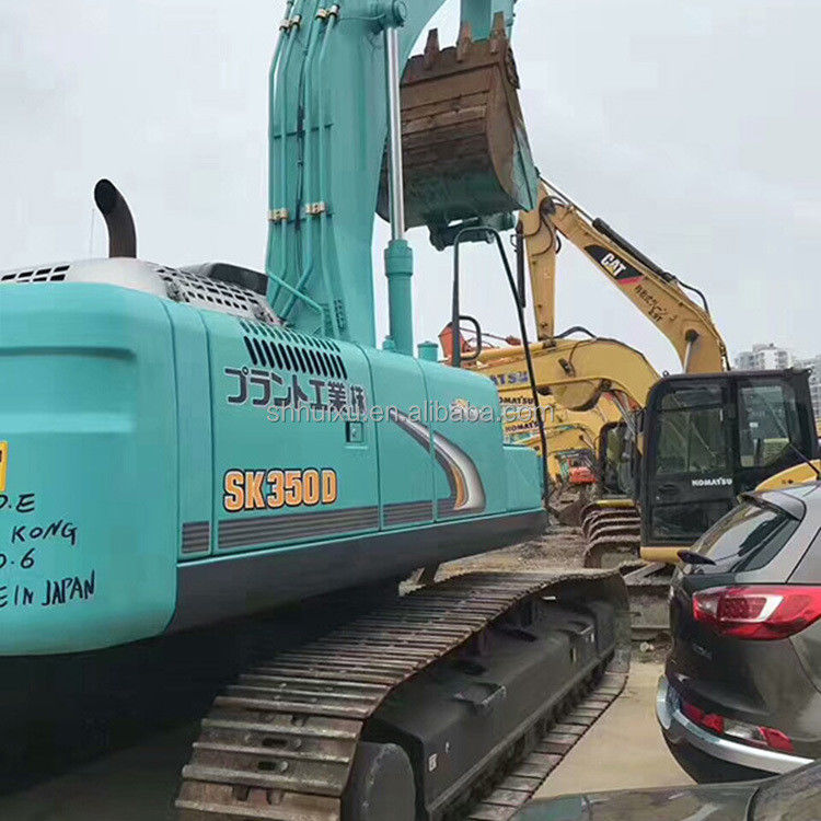 Kobelco SK200 চমৎকার মানের সেকেন্ড হ্যান্ড ক্রলার খননকারী Kobelco SK350 ব্যবহৃত খননকারী মেশিন