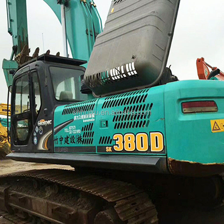 Kobelco SK200 চমৎকার মানের সেকেন্ড হ্যান্ড ক্রলার এক্সক্যাভারেটর Kobelco SK380/ব্যবহৃত খনন মেশিন Kobelco SK380 সস্তা দাম