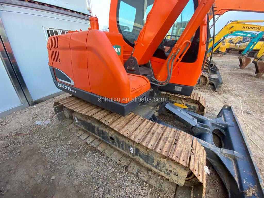 কোরিয়া উৎপত্তি ব্যবহৃত মিনি খননকারী Doosan75 মানের নির্মাণ মেশিন/দ্বিতীয় হাত জলবাহী ক্রলার খননকারী DOOSAN75 গরম বিক্রয়