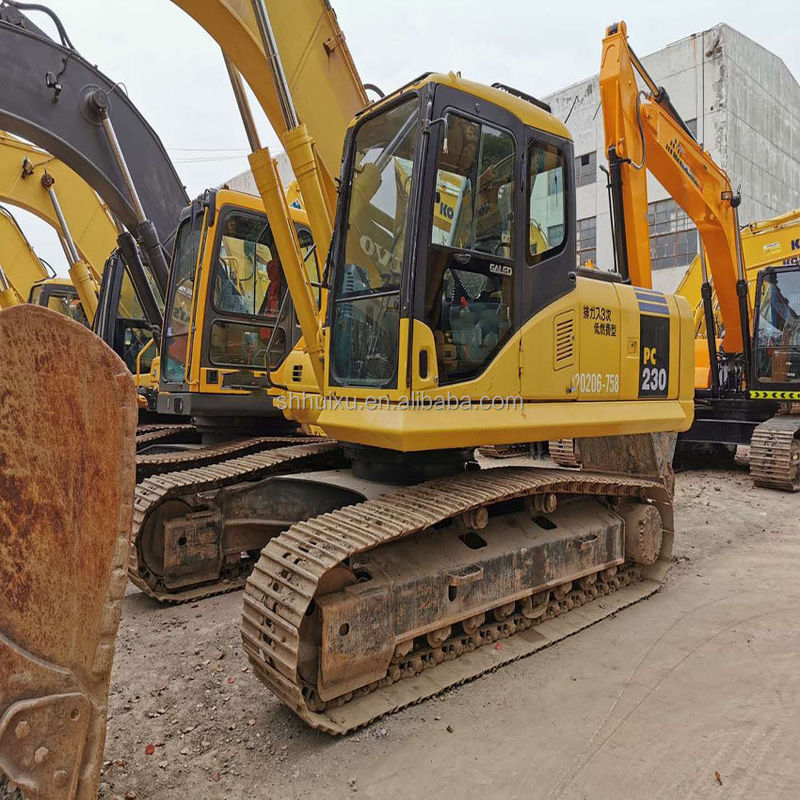 Komatsu ব্যবহৃত Komatsu PC230 সেকেন্ড হ্যান্ড খননকারক নিখুঁত কর্মক্ষমতা দ্রুত কর্ম কম দাম Komatsu খননকারক