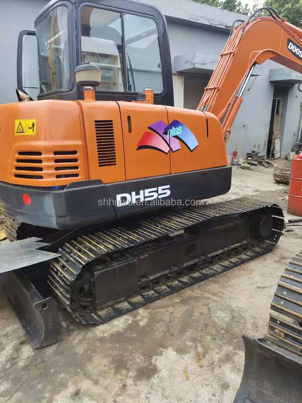 Doosan গরম বিক্রয় মিনি খননকারী ব্যবহৃত doosan ex55 সেকেন্ড হ্যান্ড হাইড্রোলিক ক্রলার খননকারী DOOSAN DH55 কোরিয়া উৎপত্তি