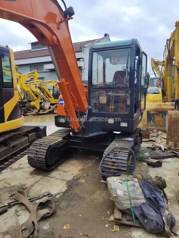 Doosan গরম বিক্রয় মিনি খননকারী ব্যবহৃত doosan ex55 সেকেন্ড হ্যান্ড হাইড্রোলিক ক্রলার খননকারী DOOSAN DH55 কোরিয়া উৎপত্তি
