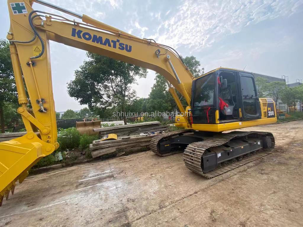 কোমাটসু সেকেন্ড হ্যান্ড হাইড্রোলিক ক্রলার এক্সক্যাভেটর ভাল মানের ব্যবহৃত খনন মেশিন জাপান উৎপত্তি ব্যবহৃত কোমাটসু পিসি 200-8 এক্সক্যাভেটর কোমাটসু এক্সক্যাভেটর
