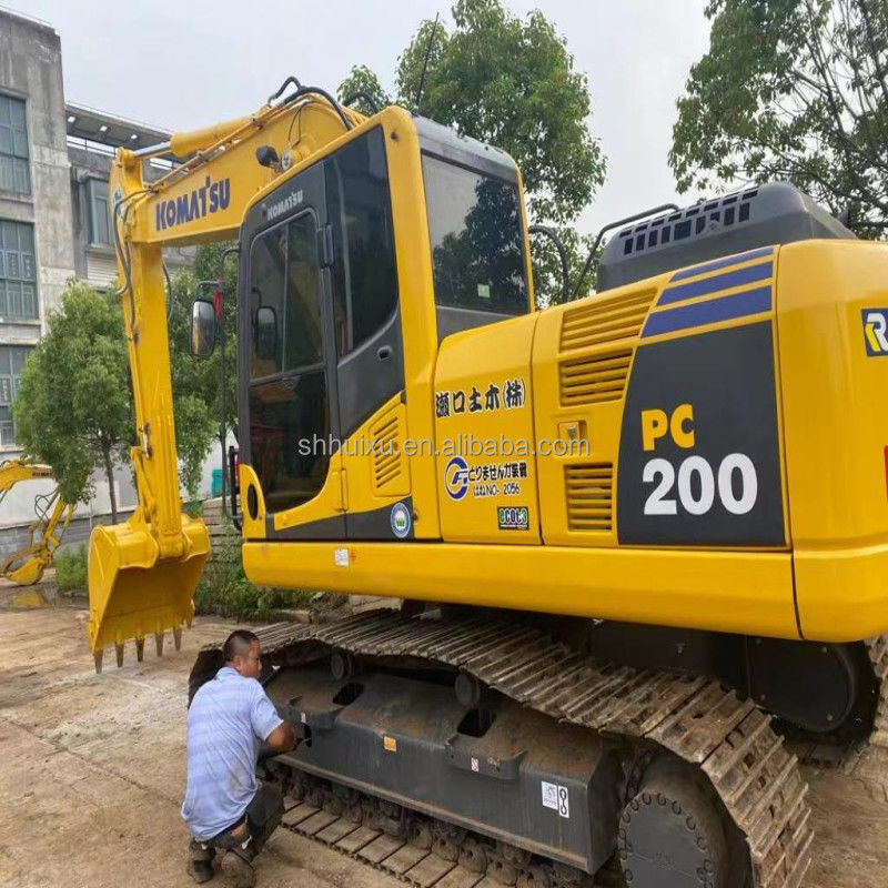 কোমাটসু সেকেন্ড হ্যান্ড হাইড্রোলিক ক্রলার এক্সক্যাভেটর ভাল মানের ব্যবহৃত খনন মেশিন জাপান উৎপত্তি ব্যবহৃত কোমাটসু পিসি 200-8 এক্সক্যাভেটর কোমাটসু এক্সক্যাভেটর