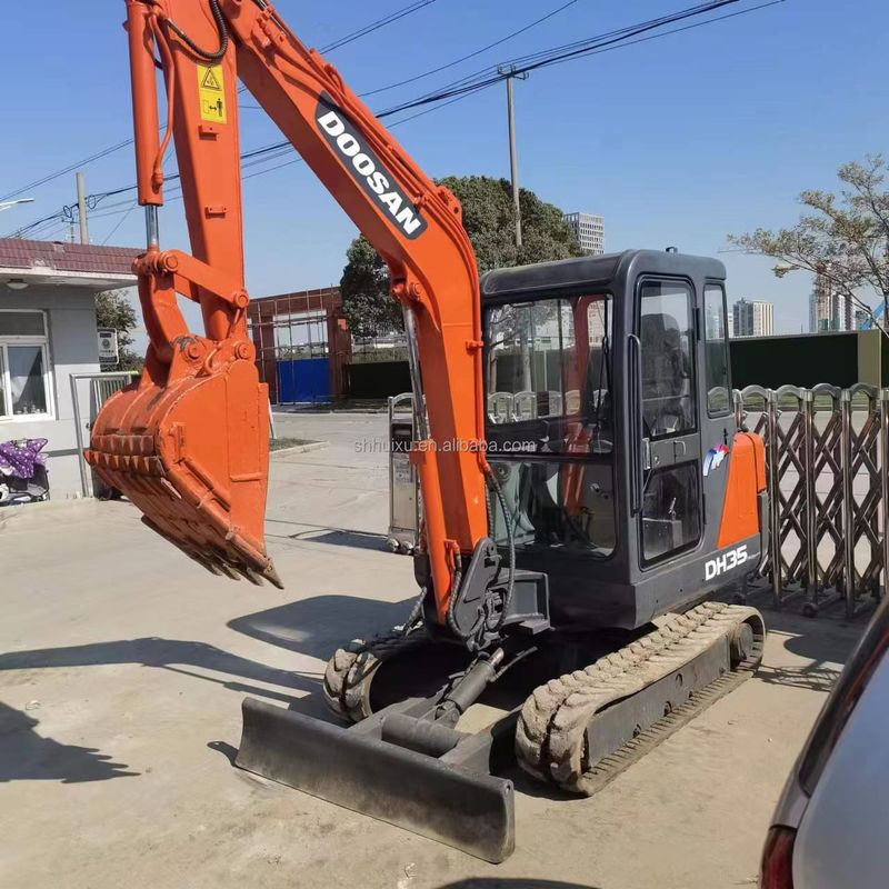 Doosan গরম বিক্রয় ব্যবহৃত মূল Doosan DH35 খননকারী,Doosan মিনি খননকারী ডোজার ব্লেড সহ,Doosan DH35 DH55 DH60 DH70 DH80 DX80 DX75 স্টক আছে