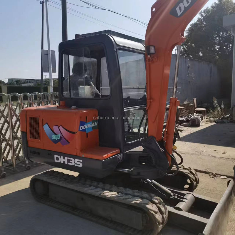 Doosan গরম বিক্রয় ব্যবহৃত মূল Doosan DH35 খননকারী,Doosan মিনি খননকারী ডোজার ব্লেড সহ,Doosan DH35 DH55 DH60 DH70 DH80 DX80 DX75 স্টক আছে