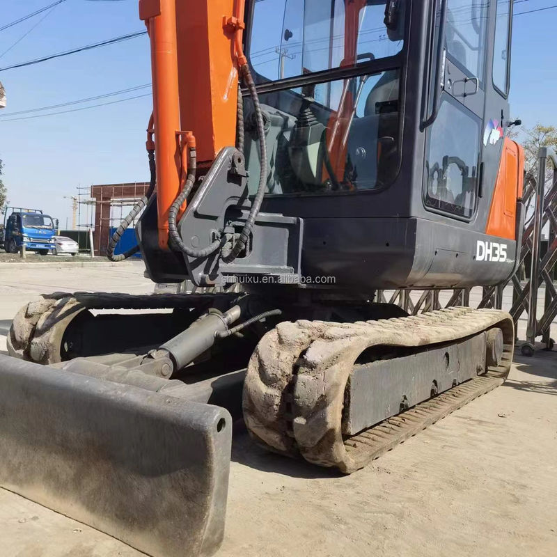 Doosan গরম বিক্রয় ব্যবহৃত মূল Doosan DH35 খননকারী,Doosan মিনি খননকারী ডোজার ব্লেড সহ,Doosan DH35 DH55 DH60 DH70 DH80 DX80 DX75 স্টক আছে