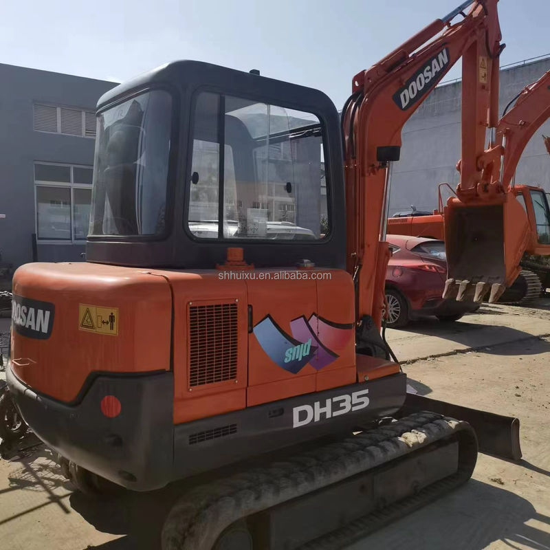 Doosan গরম বিক্রয় ব্যবহৃত মূল Doosan DH35 খননকারী,Doosan মিনি খননকারী ডোজার ব্লেড সহ,Doosan DH35 DH55 DH60 DH70 DH80 DX80 DX75 স্টক আছে