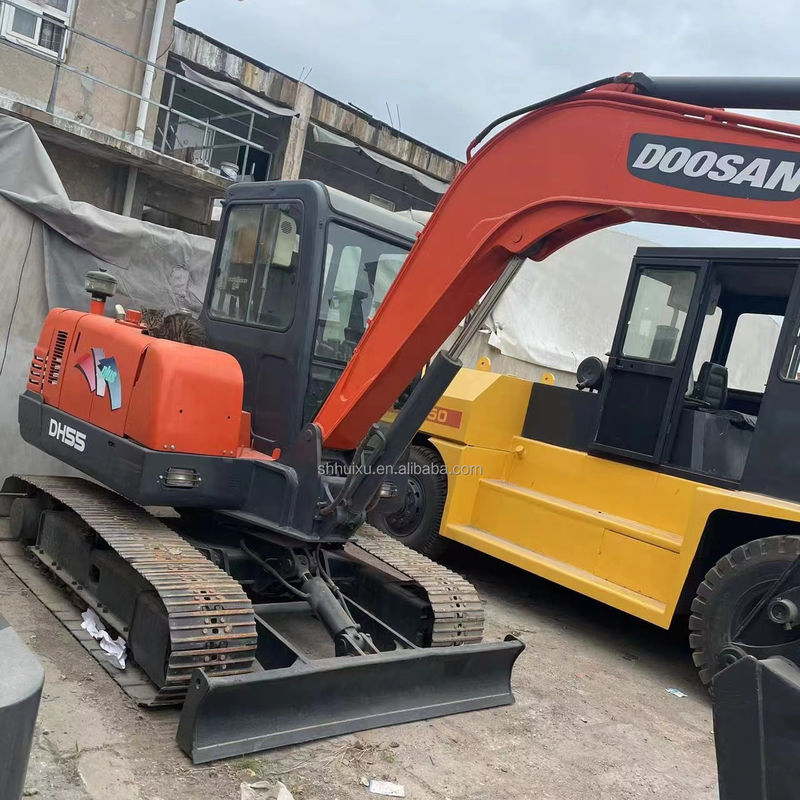ডুসান গরম বিক্রয় ব্যবহৃত খননকারী Doosan 55, Doosan DH55 Digger মিনি ব্যবহৃত খননকারী