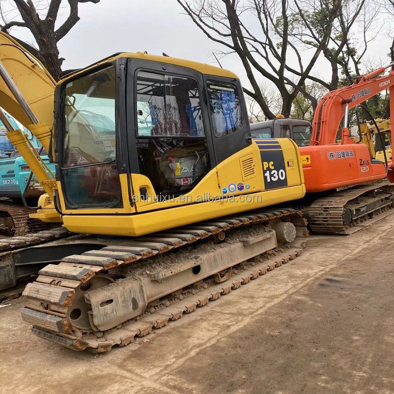 Komatsu সস্তা ক্রলার খননকারী PC130 ব্যবহৃত Komatsu মিনি সেকেন্ড হ্যান্ড খননকারী মেশিন Komatsu খননকারী