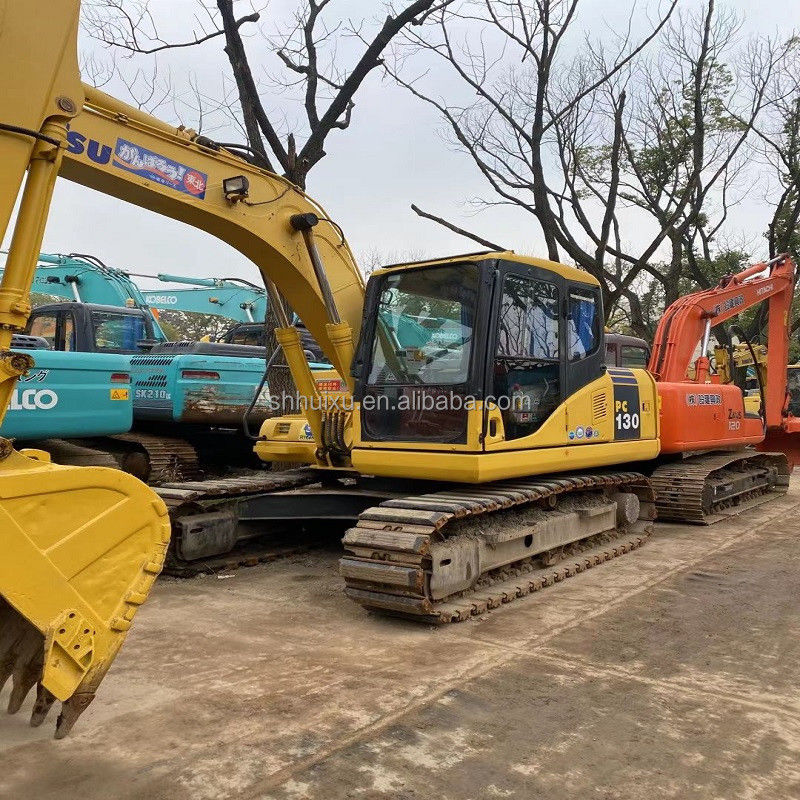 Komatsu সস্তা ক্রলার খননকারী PC130 ব্যবহৃত Komatsu মিনি সেকেন্ড হ্যান্ড খননকারী মেশিন Komatsu খননকারী