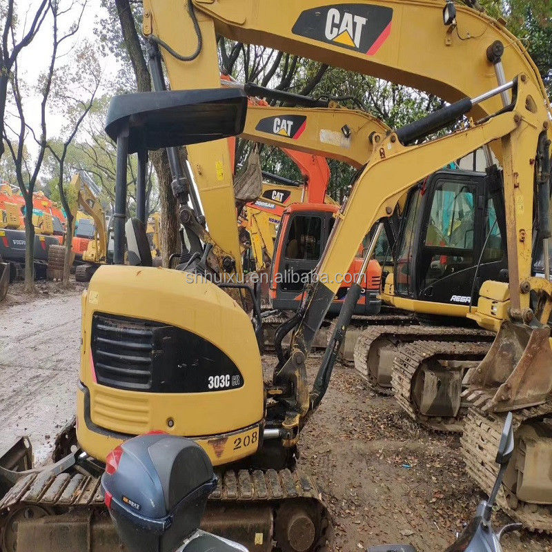 ব্যবহৃত ক্রলার এক্সক্যাভার ভাল অবস্থায় CAT303C যুক্তিসঙ্গত দাম বিক্রয়/দ্বিতীয় হাত জাপানি এক্সক্যাভার CAT303C