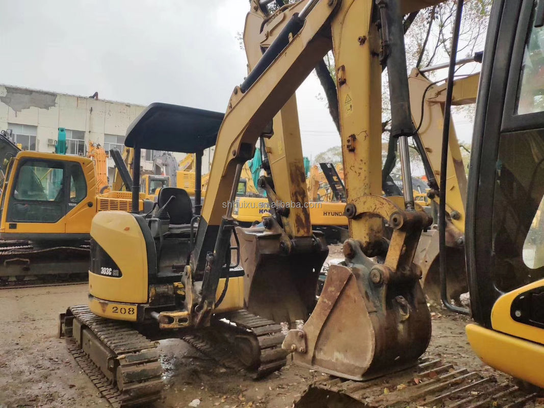 ব্যবহৃত ক্রলার এক্সক্যাভার ভাল অবস্থায় CAT303C যুক্তিসঙ্গত দাম বিক্রয়/দ্বিতীয় হাত জাপানি এক্সক্যাভার CAT303C