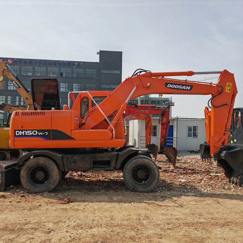 Doosan গরম বিক্রয় নতুন গুড বিক্রয় ব্যবহৃত Doosan DH150 চাকা excavators, 90 নতুন/ব্যবহৃত excavator Doosan