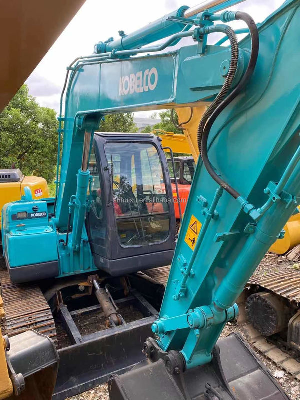 মাইক্রো মিনি খননকারী Kobelco 75 সেকেন্ড হ্যান্ড ছোট খননকারী ব্যবহৃত যন্ত্রপাতি 7.5 টন খননকারী মার্কিন চীন বাগান খননকারী