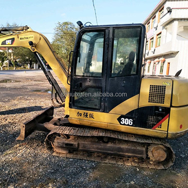 ব্যবহৃত Caterpillar Excavator সেকেন্ড হ্যান্ড ছোট হাইড্রোলিক ক্রলার Excavator CAT306 ভাল মানের Caterpillar স্টক আছে