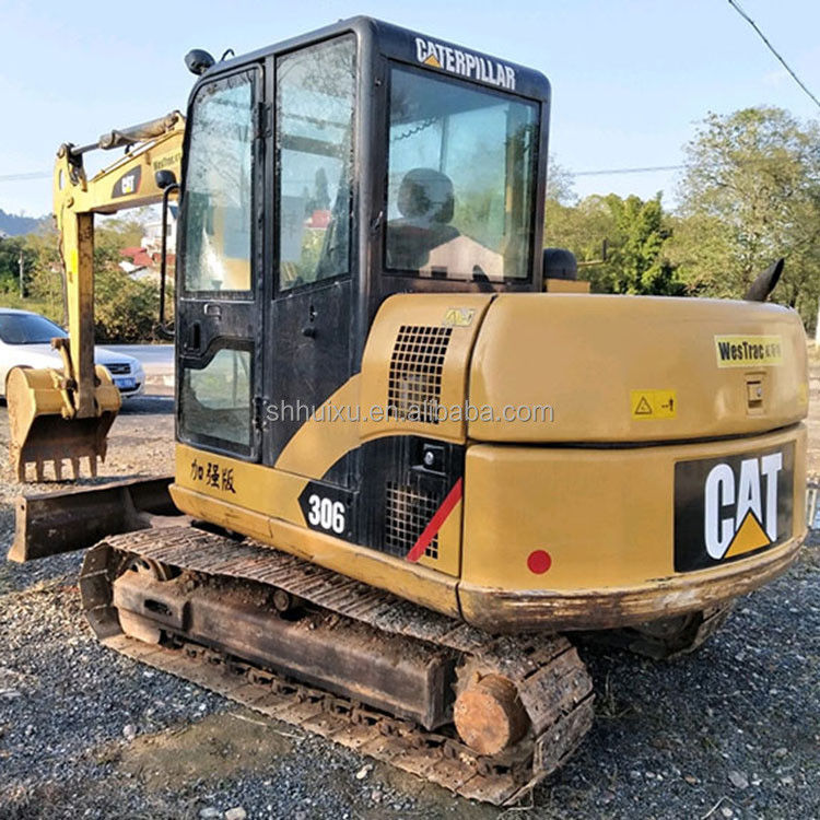 ব্যবহৃত Caterpillar Excavator সেকেন্ড হ্যান্ড ছোট হাইড্রোলিক ক্রলার Excavator CAT306 ভাল মানের Caterpillar স্টক আছে