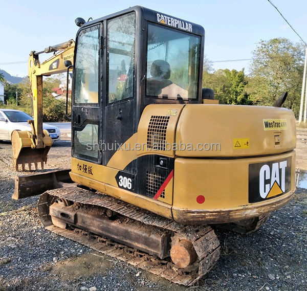ব্যবহৃত Caterpillar Excavator সেকেন্ড হ্যান্ড ছোট হাইড্রোলিক ক্রলার Excavator CAT306 ভাল মানের Caterpillar স্টক আছে
